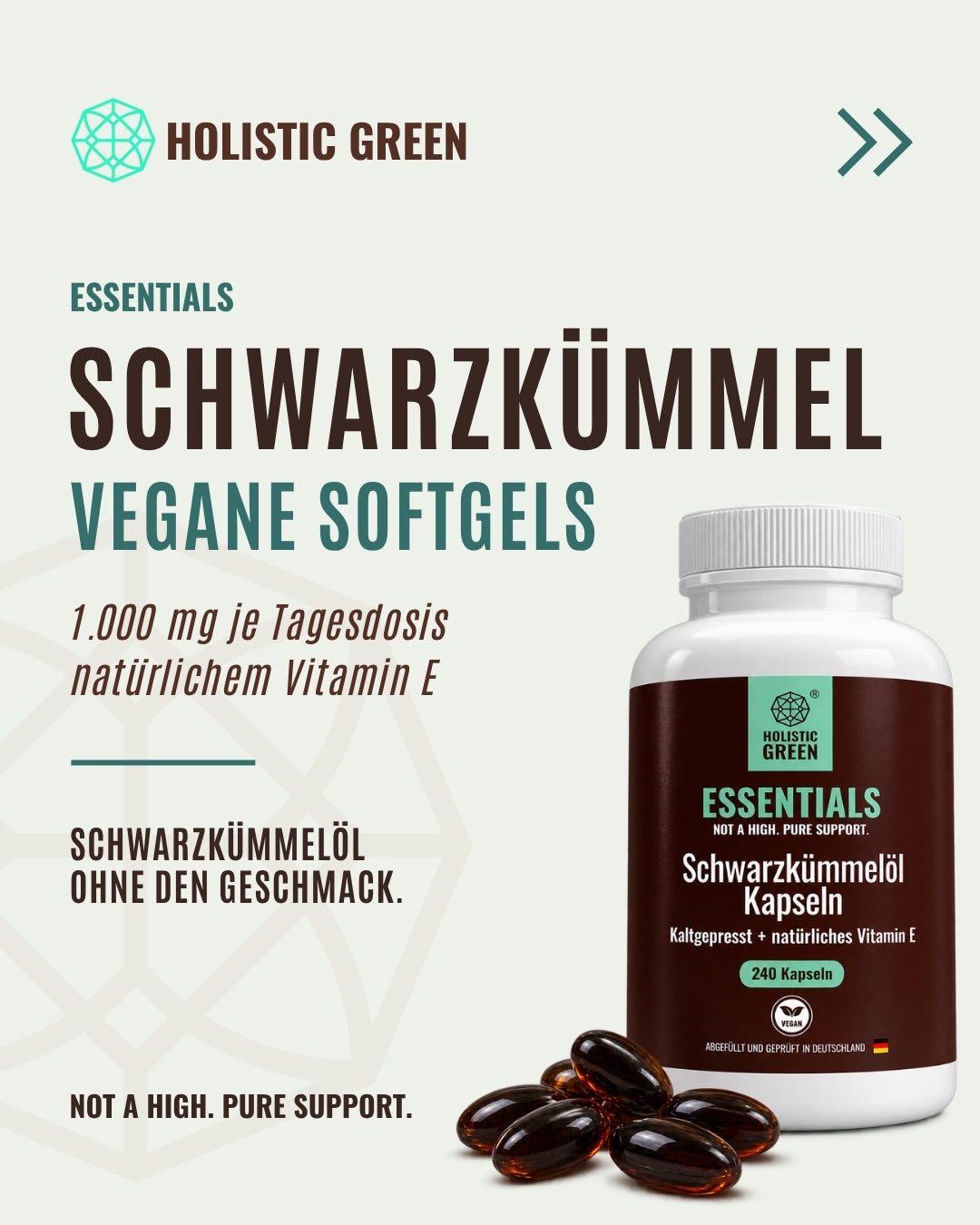 ESSENTIALS – Schwarzkümmelöl Softgels