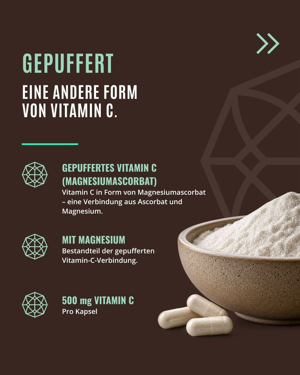 ESSENTIALS – Gepuffertes Vitamin C + Magnesium