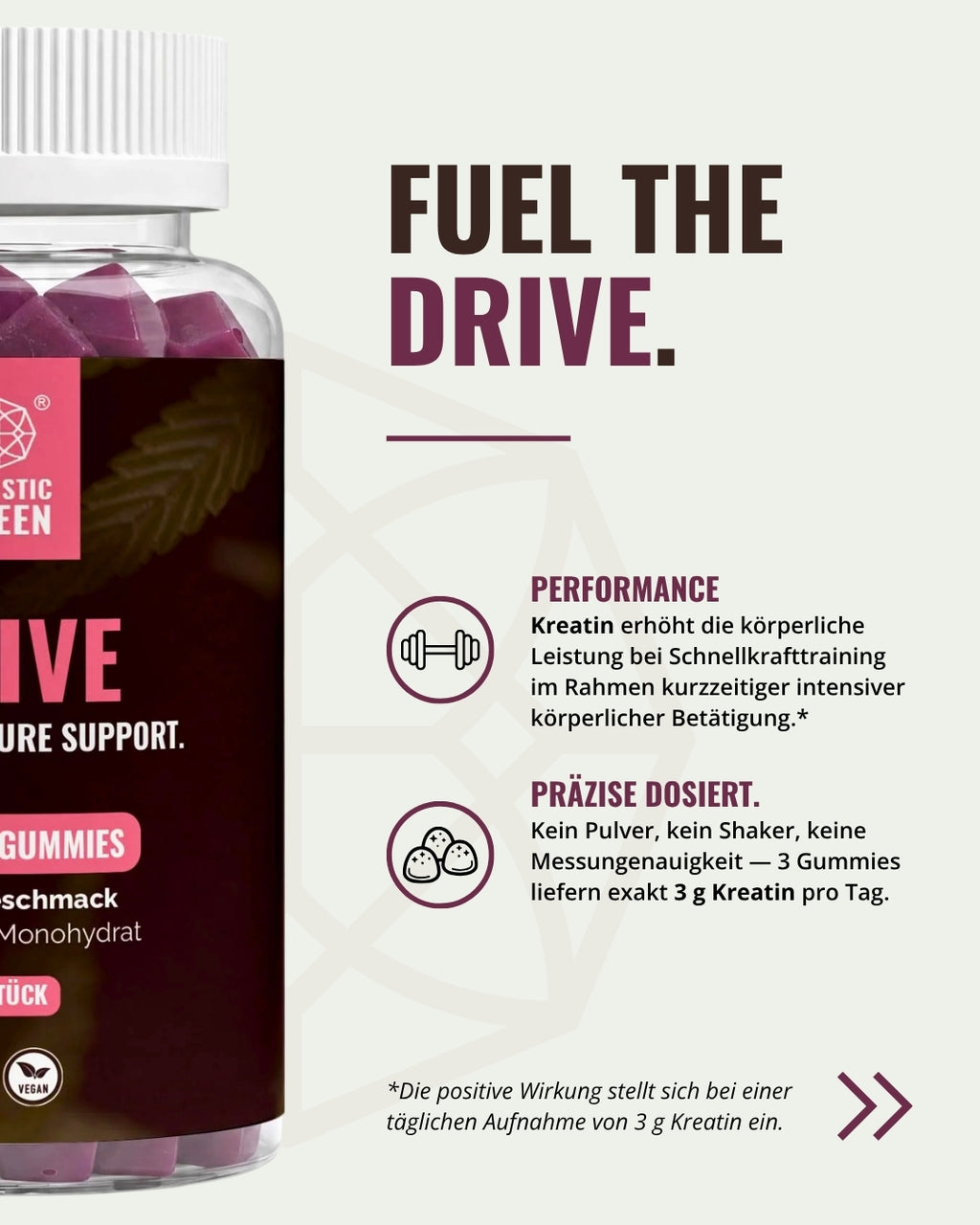 DRIVE – Kreatin Gummies Kirsche