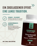 ESSENTIALS – Schwarzkümmelöl Softgels