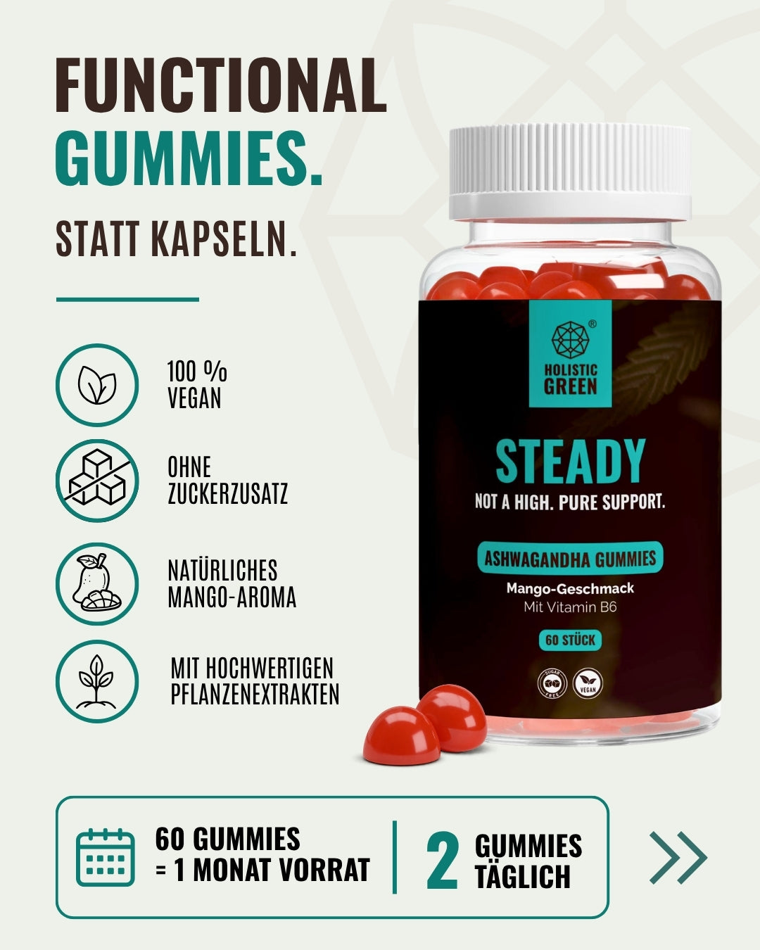 STEADY – Ashwagandha Gummies